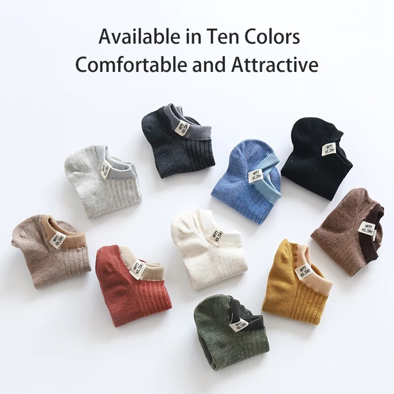 Cute Slogan Women Ankle Socks Soft Breathable Letter Print College Style Casual Socks