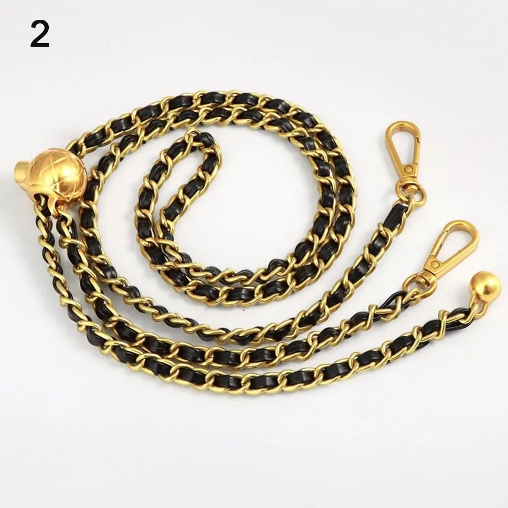 Adjustable Golden Ball Chain Strap – High-End Iron Replacement Shoulder Belt