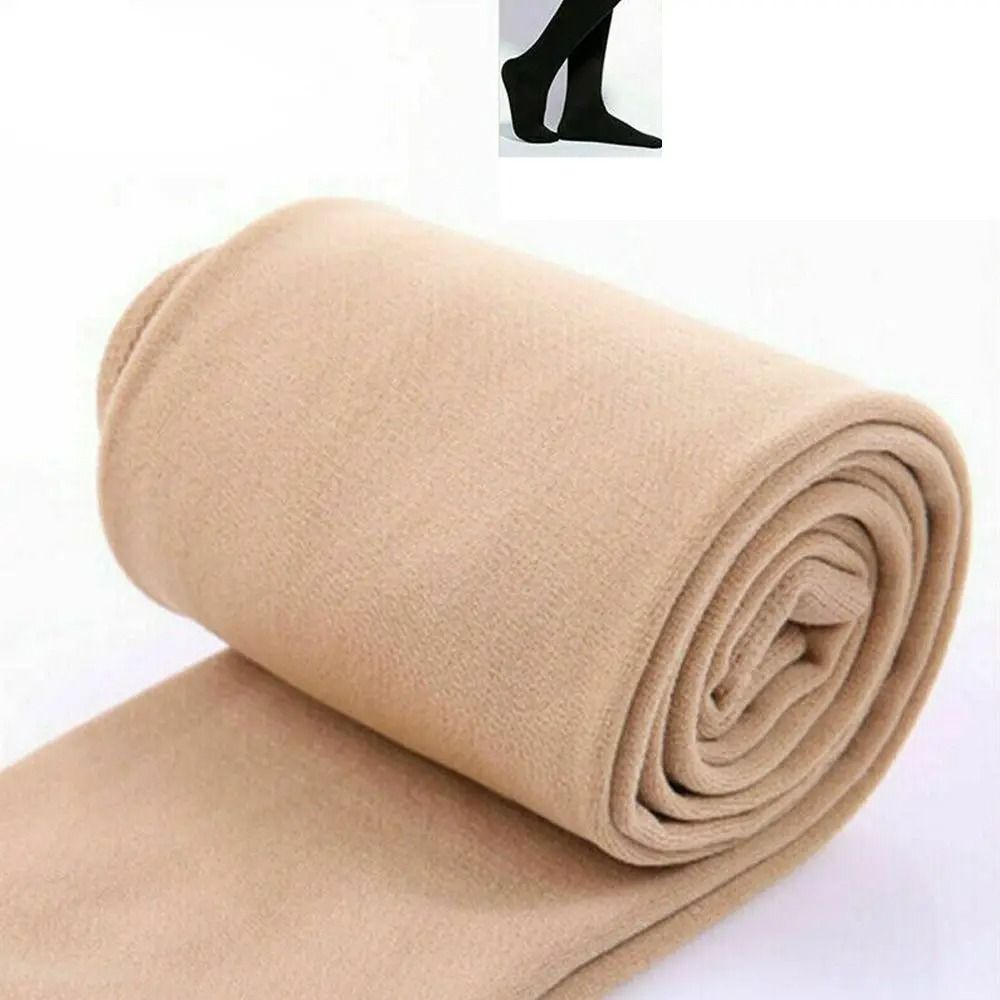 Womens Thermal Fleece Pantyhose Warm Fleece Lined Tights Winter Full Foot Leggings