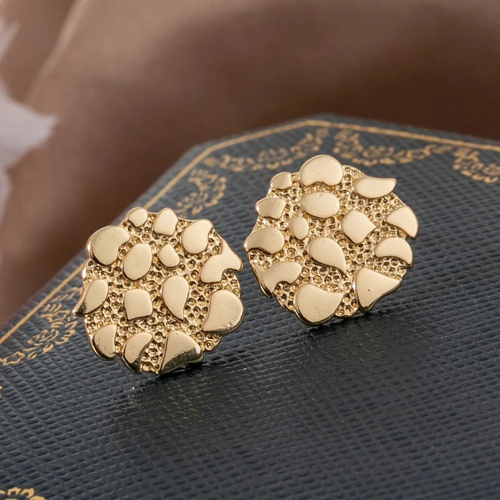 Luxe Geometric Rhinestone Stud Earrings for Weddings, Parties and Evening Wear