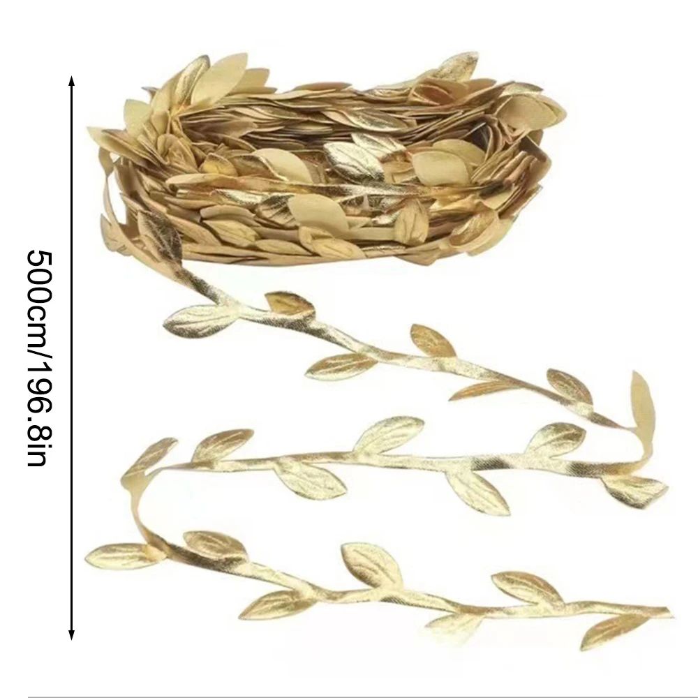 Gold Leaf Vine Garland Decoration