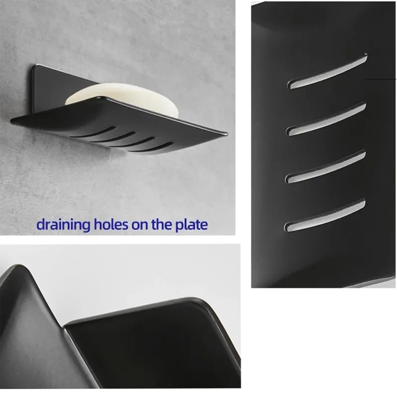 Stainless Steel Wall-Mounted Soap Dish Tray