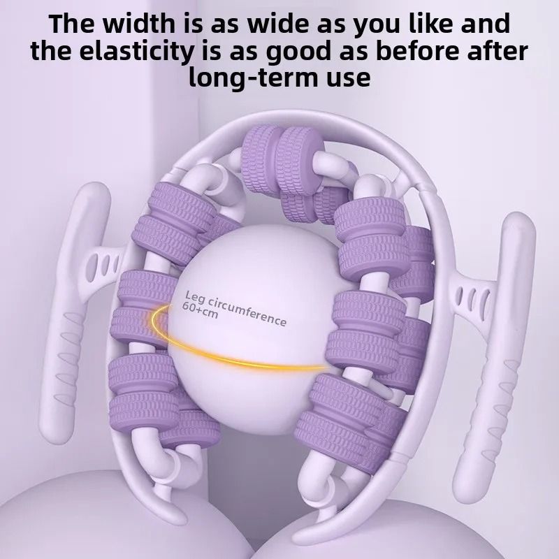 28 Wheel Annular Leg Clamp Massager Anti-Cellulite Body Slimming Roller