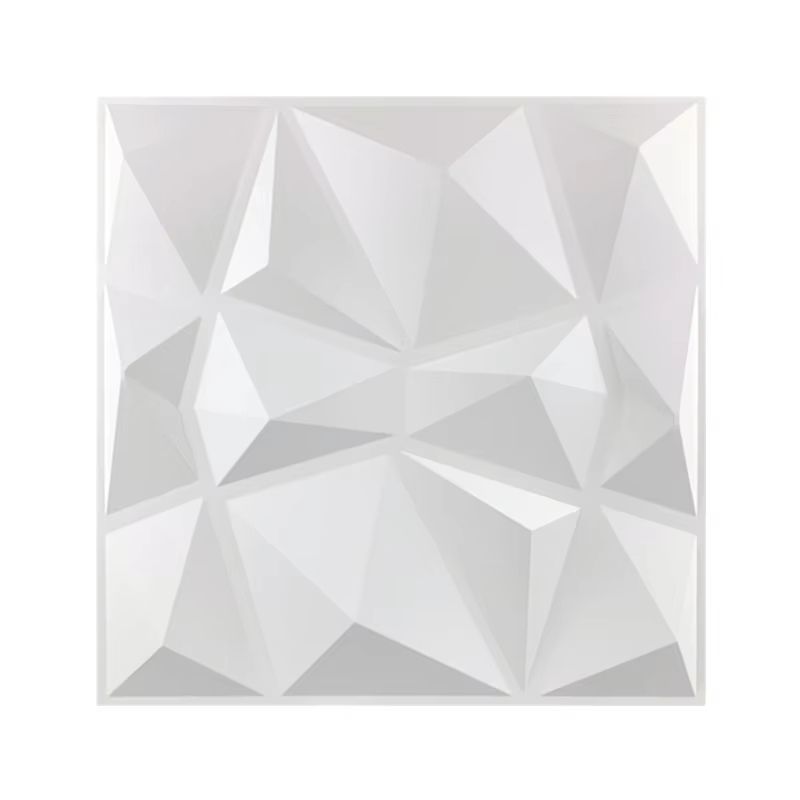 DiamondWave 30x30cm PVC 3D Diamond Textured Wall Panels 10 Pack