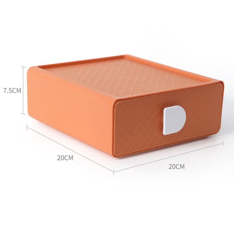 Stationery Organizer Desk Drawer, Art Office Storage, Dormitory Storage Box
