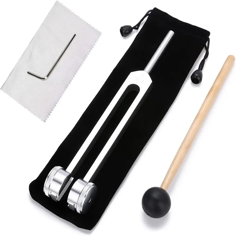 Weighted Bio-Acoustic Tuning Fork Set for Chakra Healing & Stress Relief