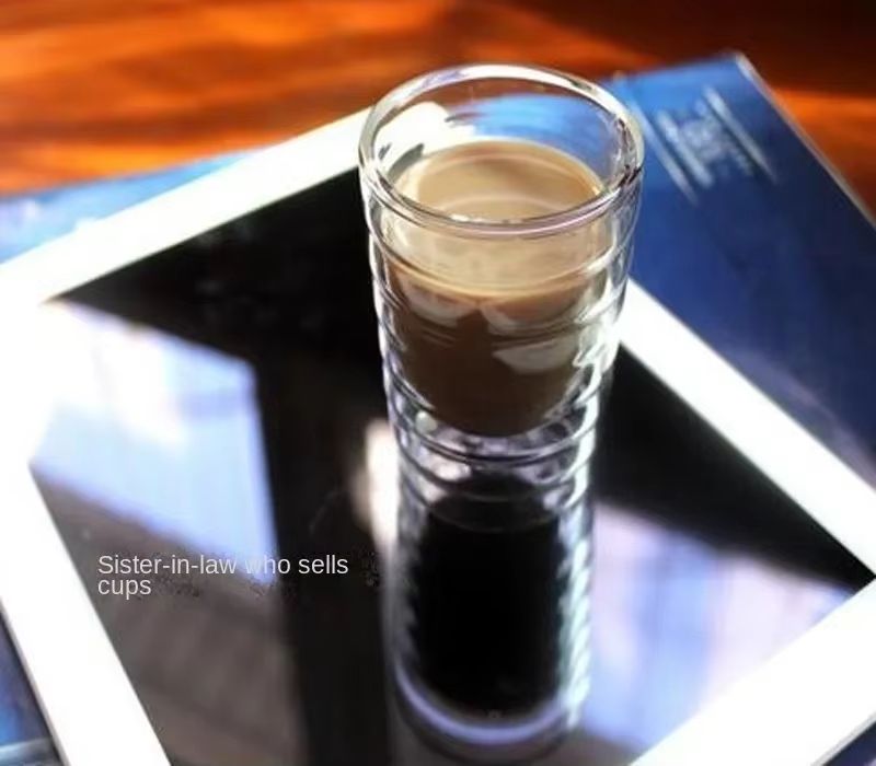 Nespresso Double Wall Glass Coffee Mug – Heat Resistant Transparent Tea & Coffee Cup