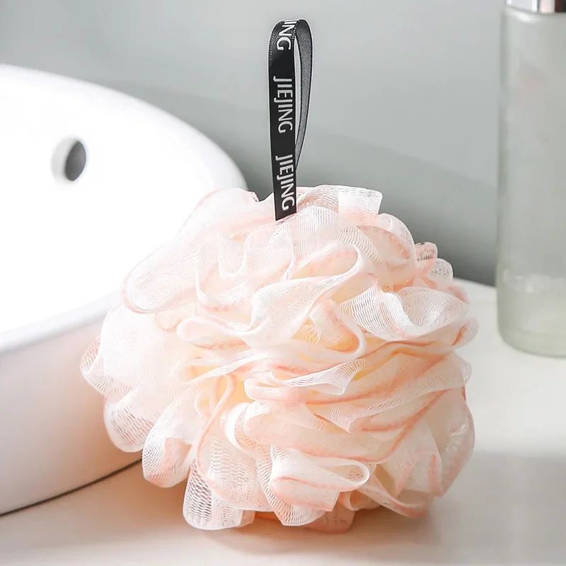 Soft Mesh Bath Sponge Ball Large Exfoliating Shower Loofah Body Cleaner