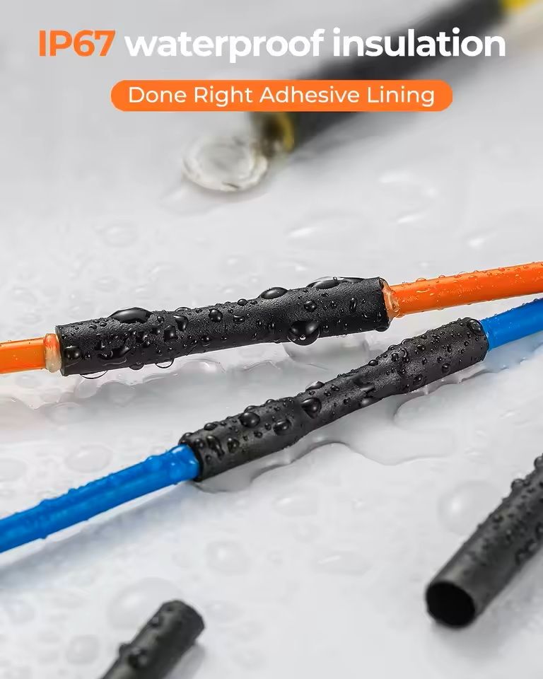 400 Piece Heat Shrink Tubing Kit with 3 to 1 Adhesive Lined Marine Grade Wrap