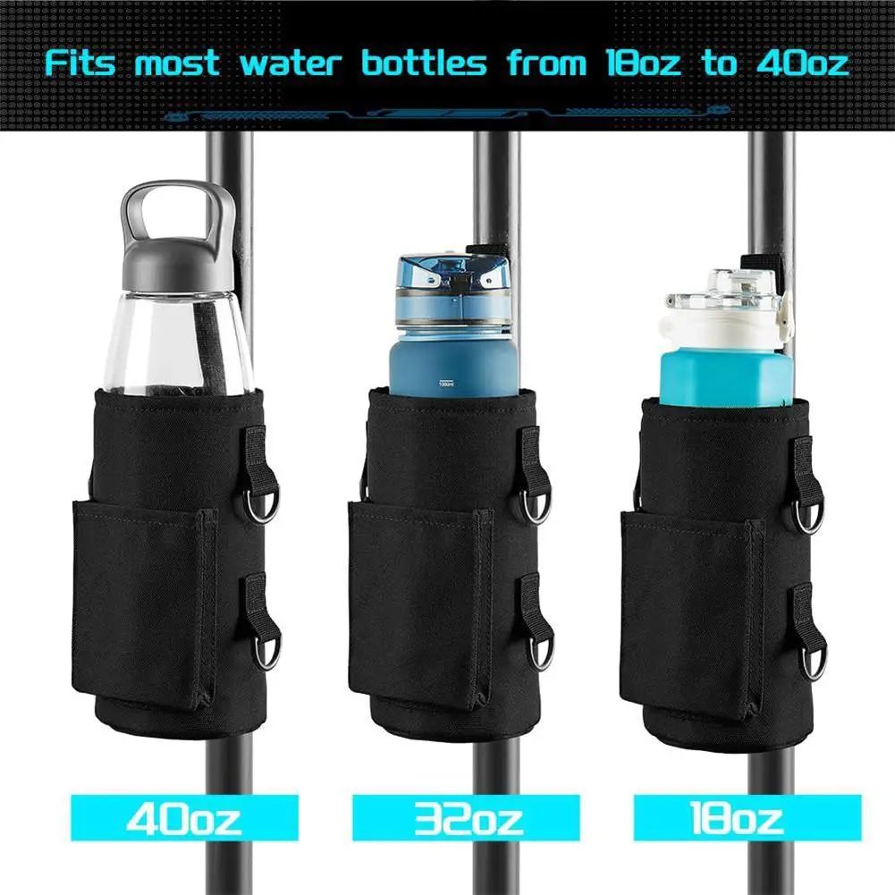 Magnetic Gym Water Bottle Holder Bag