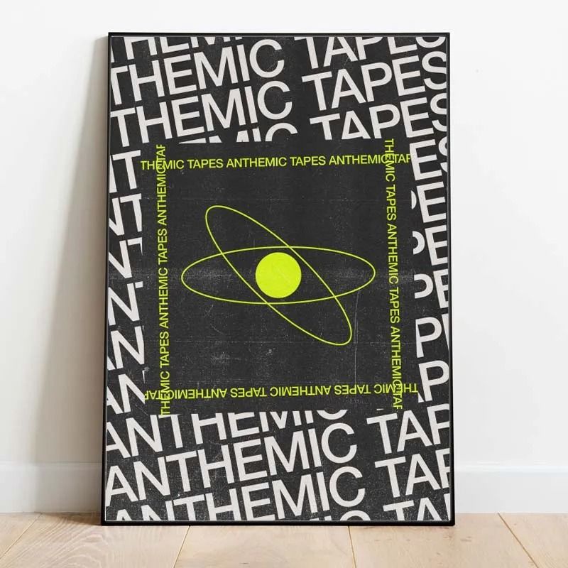 Modern Retro Inspirational Quote Canvas Art