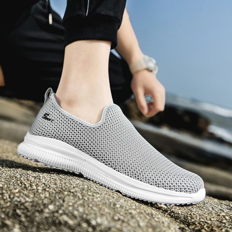 Breathable Summer Loafers Men Lightweight Casual Walking Shoes