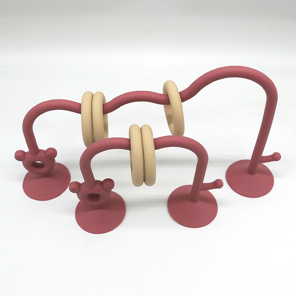 Bead Wrapped Baby Early Education Puzzle Game Toys, Silicone Children's Silicone Tabletop Toys