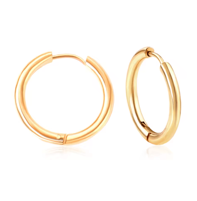 Simple U Shape Hoop Earrings