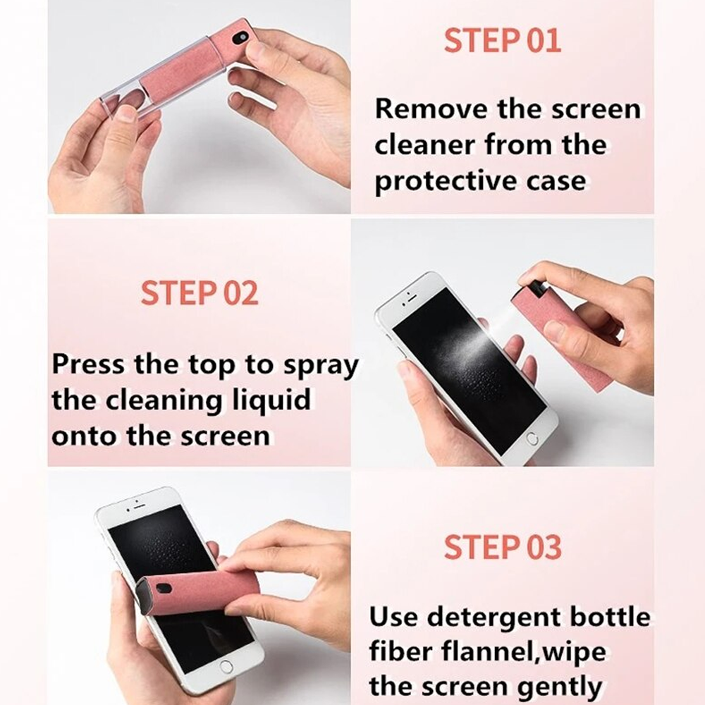 3-In-1 Fingerprint Proof Screen Cleaner