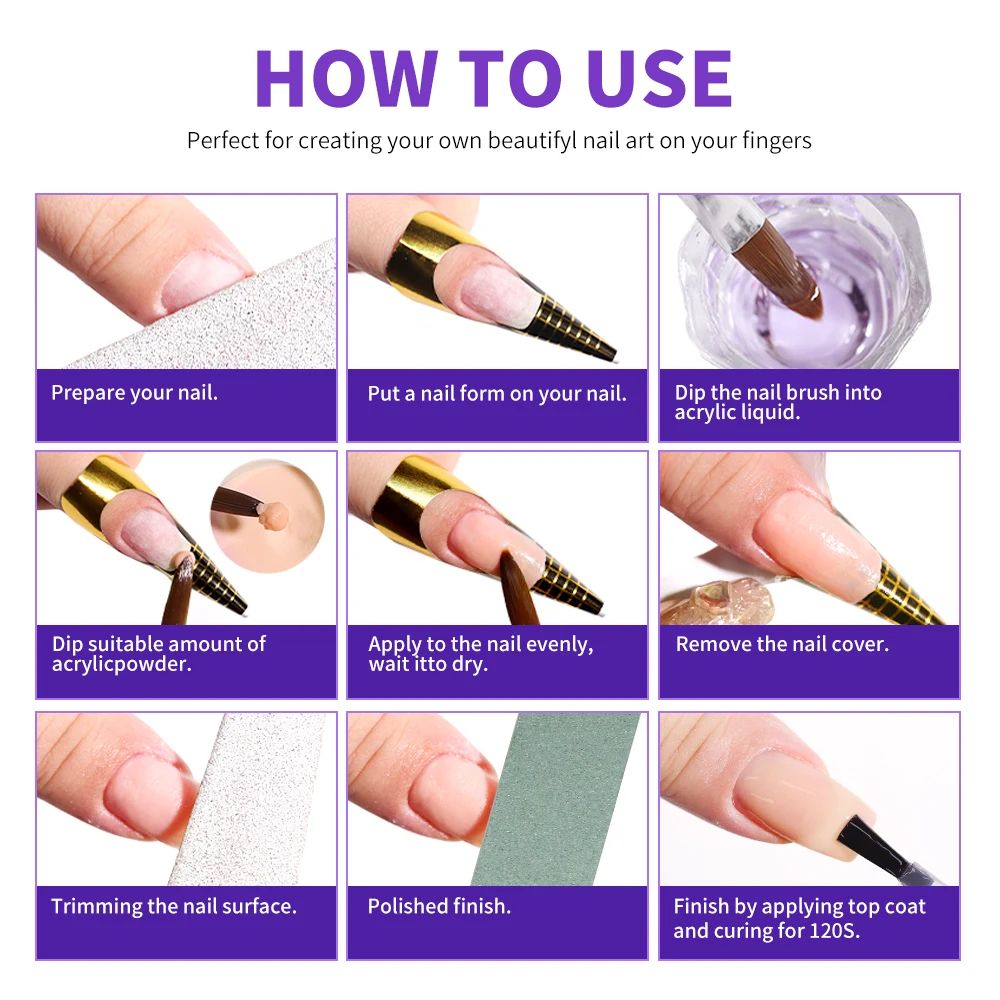 Large Capacity Acrylic Liquid Monomer for DIY Nail Art and Extensions