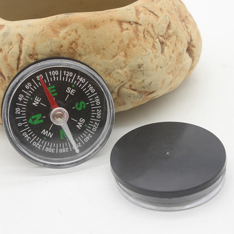 Portable Mini Survival Compass Keychain Precision Navigation Tool for Hiking Camping Outdoor Gear