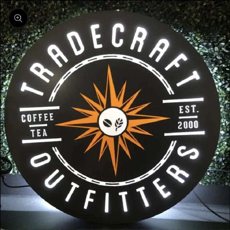Custom LED Lightbox Sign Double Sided Outdoor Business Sign