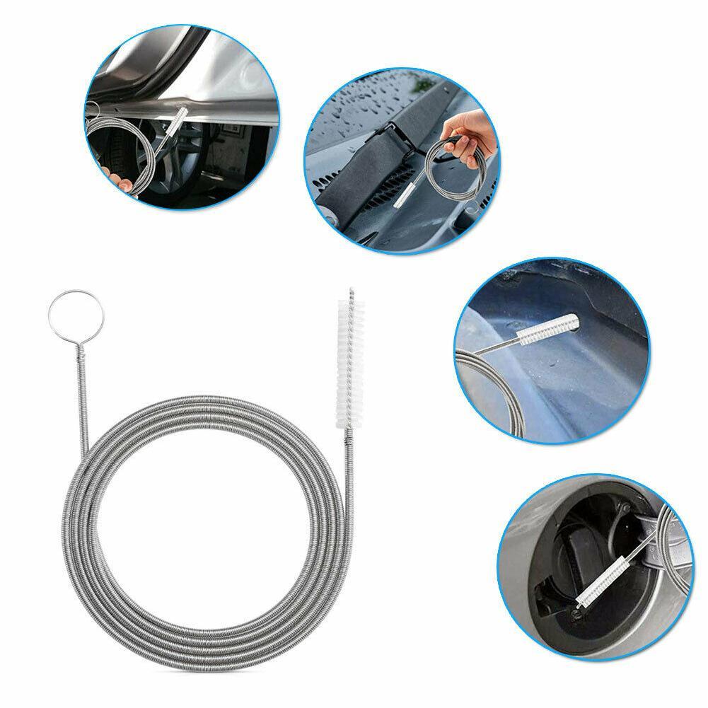 Car Drain Dredge Scrub Brush Auto Sunroof Long Hoses Cleaning Tool