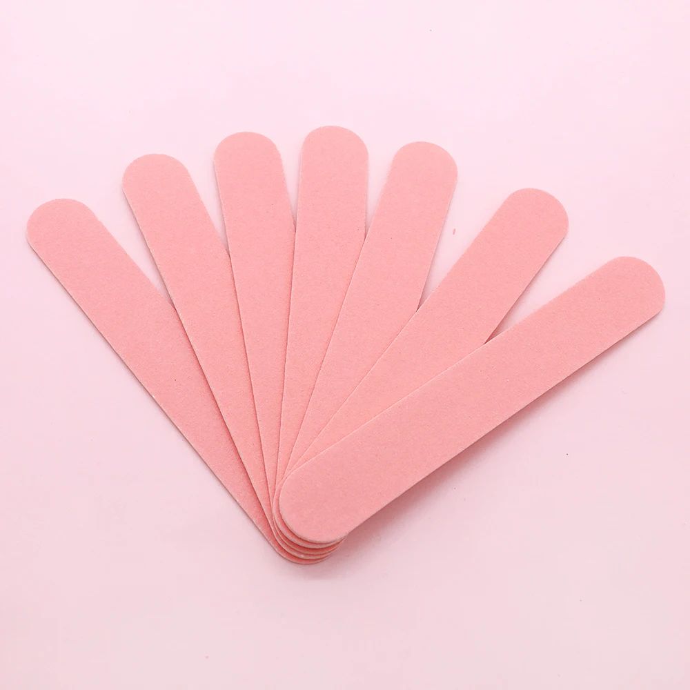 Wooden Nail Files Professional Manicure Nail Buffer Sticks 100 Pack
