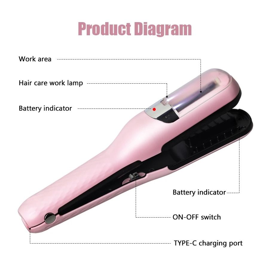 Automatic Hair Split End Trimmer and Damaged Hair Repair Treatment Machine