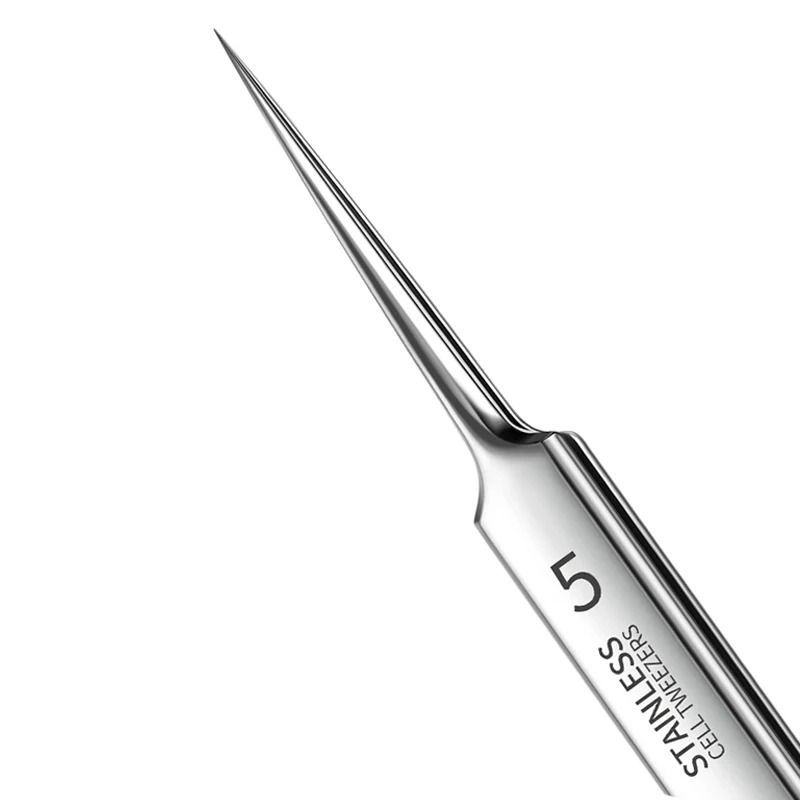 Precision Stainless Steel Blackhead and Acne Removal Tweezers
