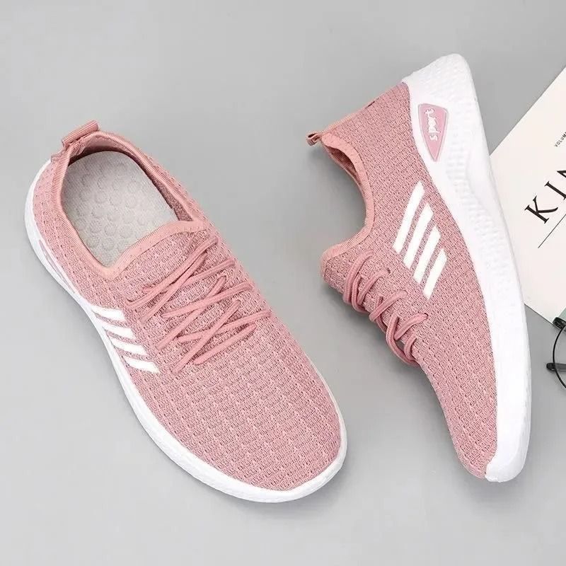 Women Mesh Low Top Running Sneakers Casual Lightweight Breathable Shoes