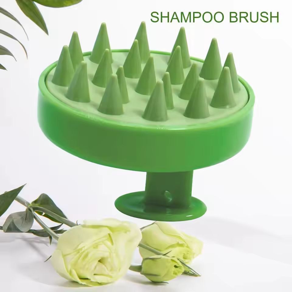 Silicone Spa Scalp Massager Brush – Ergonomic Deep-Clean Shampoo Comb & Scalp Massage Tool