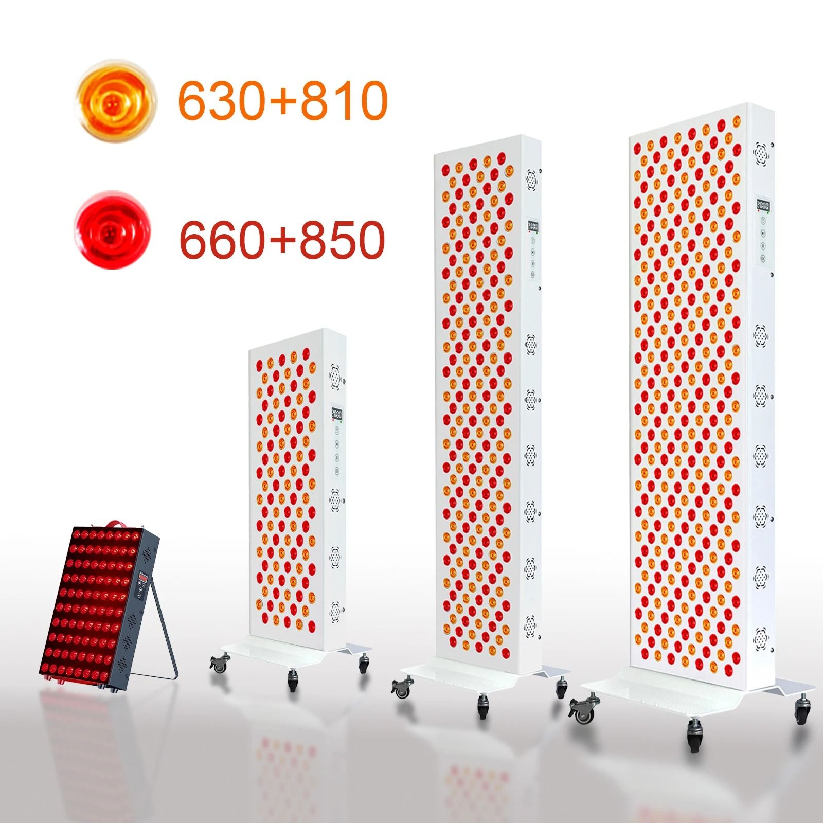 Dual Chip Red Light Therapy Panel with Near Infrared for Face and Body Wellness