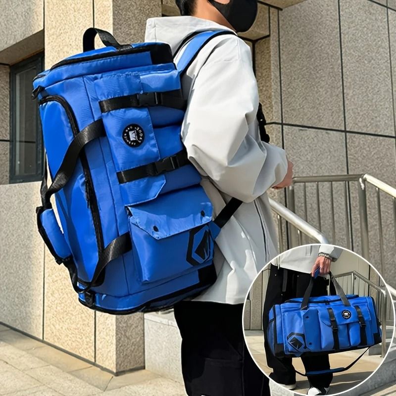 Large Travel Backpack Wet Dry Separation Gym Backpack with Shoe Compartment