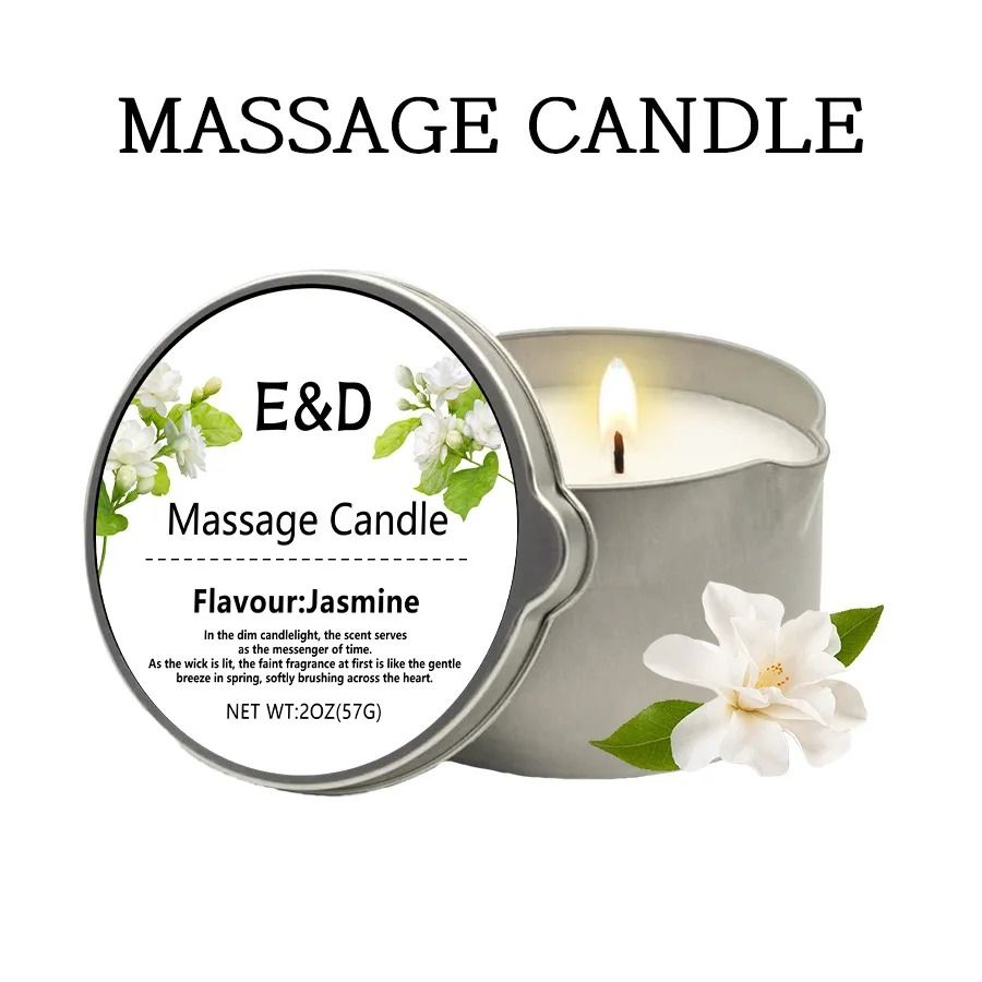 Rose Massage Oil Candle Aromatherapy Body Oil Candle for Home Spa Relaxation