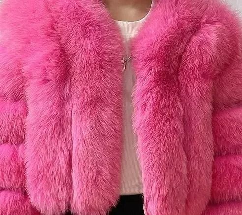 Luxury V-Neck Faux Fox Fur Coat | Chic Winter Teddy Jacket & High-Fashion Outerwear System