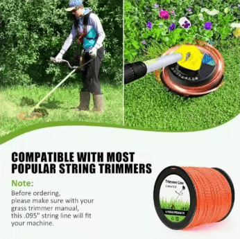 Weed Eater String Trimmer Line 1640 ft Premium Twisted Trimmer Line 5 lb Spool