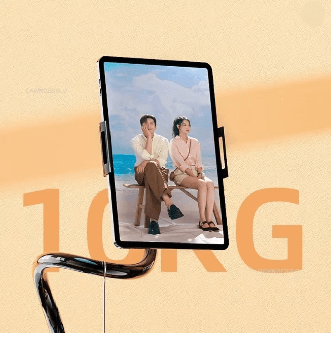 128cm Flexible Phone Holder Stand with 360 Rotation Clamp Mount
