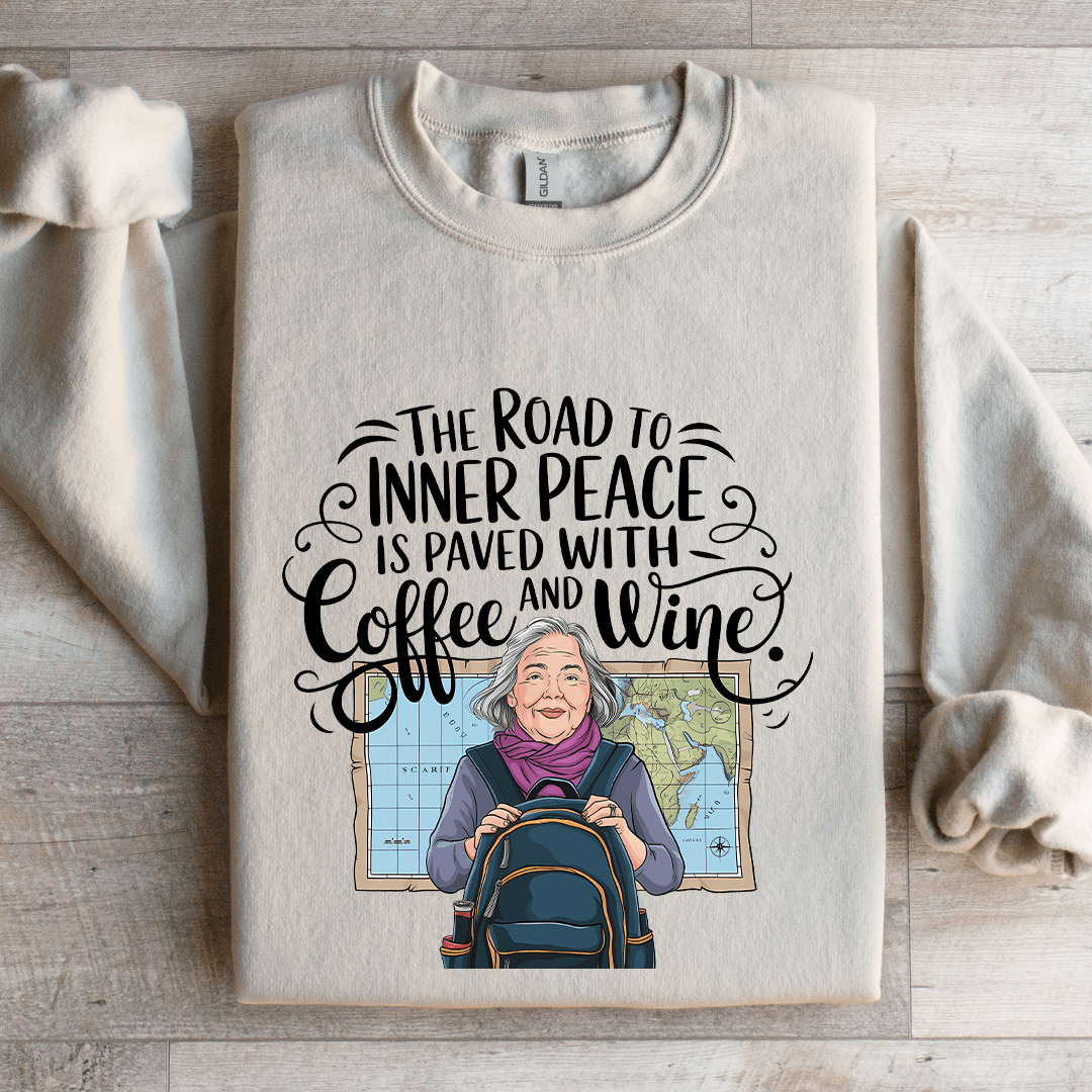 The Road To Inner Peace Is Paved Sweatshirt