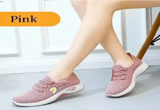Womens Breathable Running Shoes Lightweight Soft Sole Casual Sneakers