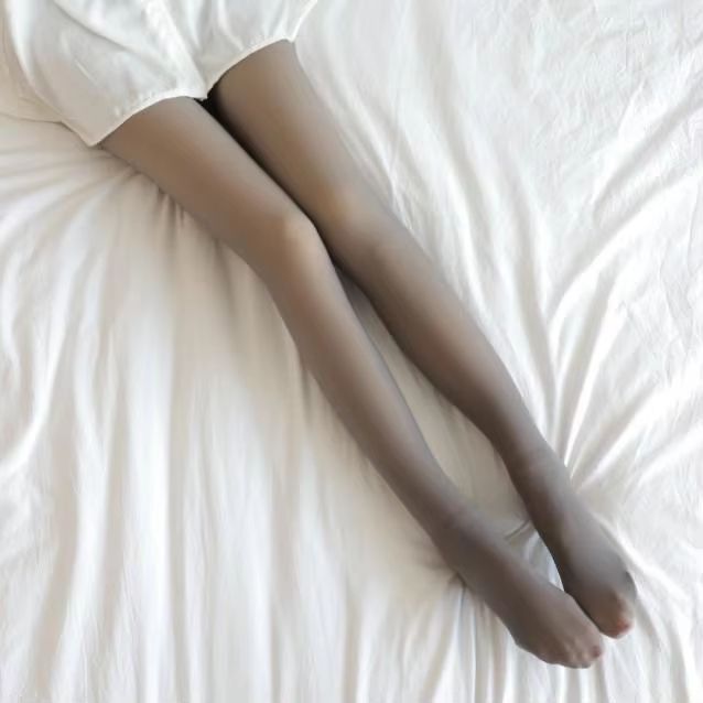 Women's Thermal Fleece Lined Warm Winter High Waist Black Leggings Tights