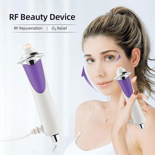 RF EMS Skin Tightening and Rejuvenation Pen – Radio Frequency Anti Wrinkle Beauty Device for Face Lifting