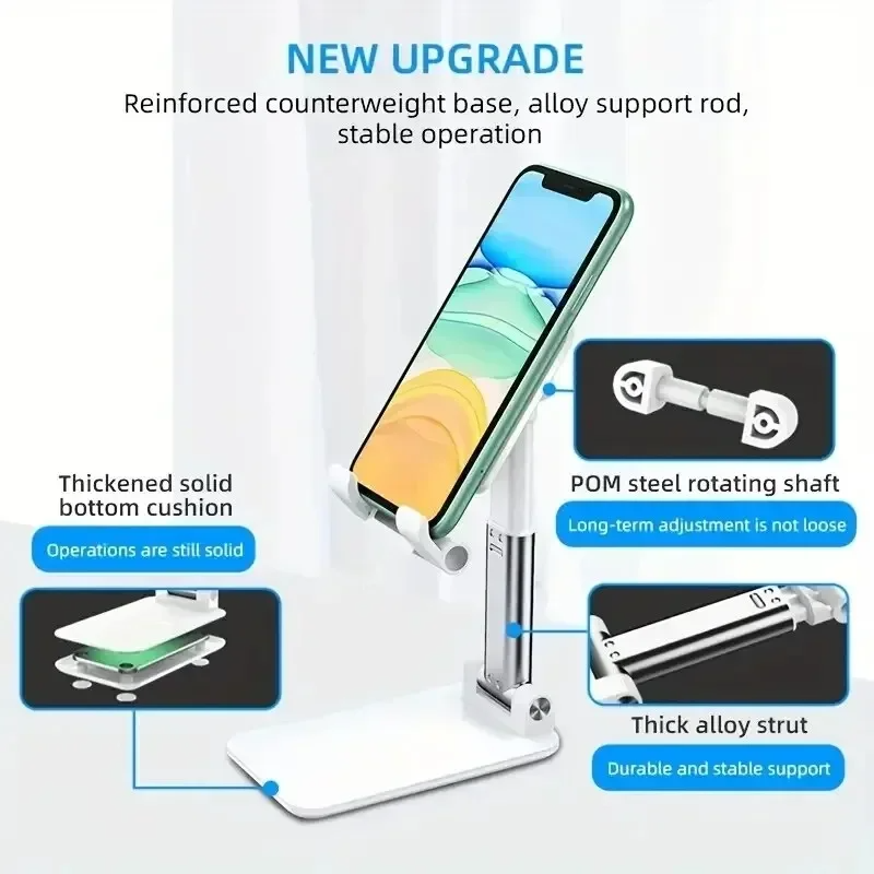 Adjustable Desktop Phone Stand & Tablet Holder