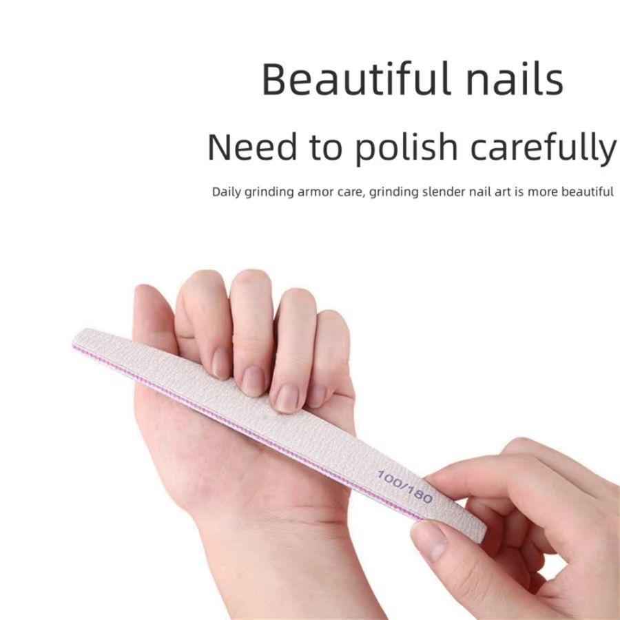 ProStyle Double-Sided Nail Files 100/180 Grit – Reusable Manicure Set
