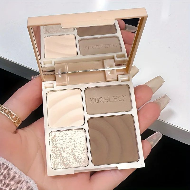 Matte Face Contour and Bronzer Palette – Long Lasting Shading & Highlight Powder