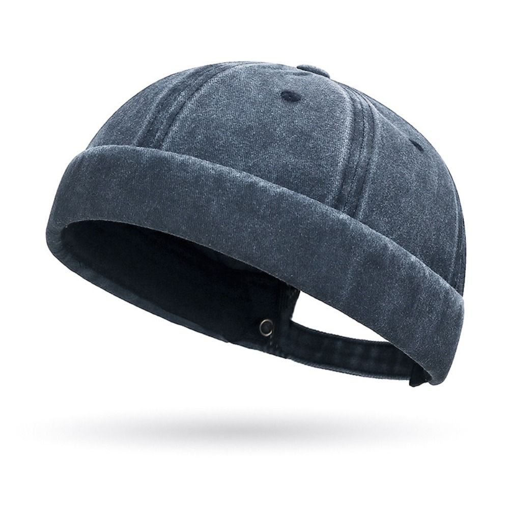 Brimless Fashion Hip Hop Beanie, Street Style Hat, Men Skullcap, Women Docker Fisherman Beanie, Spring Melon Cap
