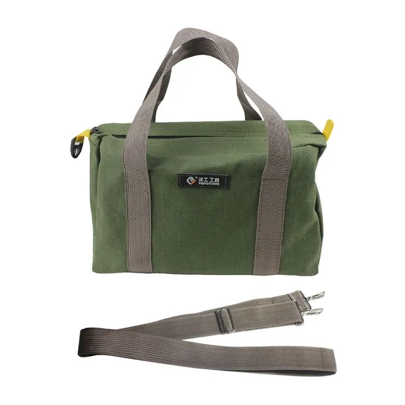 Heavy-Duty Canvas Waterproof Tool Carry Bag