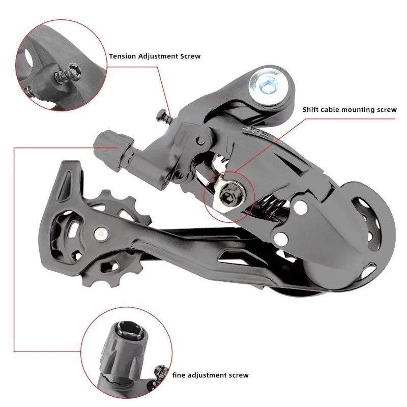 Mountain Bike Shifter and Rear Derailleur Set