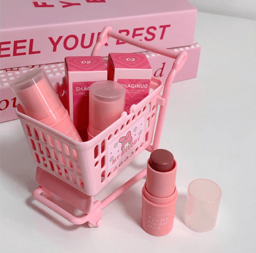 SHAQINUO Energizing Blush Stick Natural Matte Cream Glow