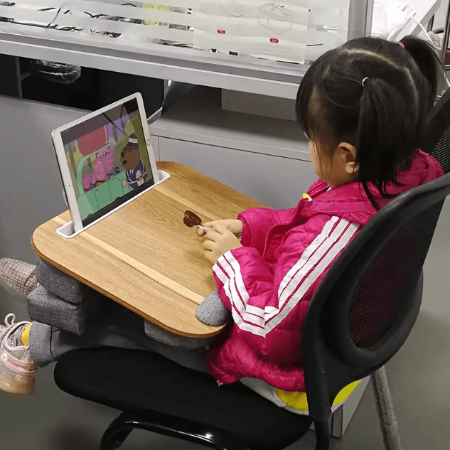 Multifunction Adjustable Lapdesk with Cushion Portable Laptop Tablet Mobile Stand