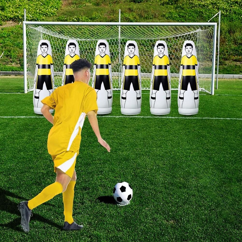 Inflatable Soccer Training Mannequin Free Kick Practice Dummy 160cm