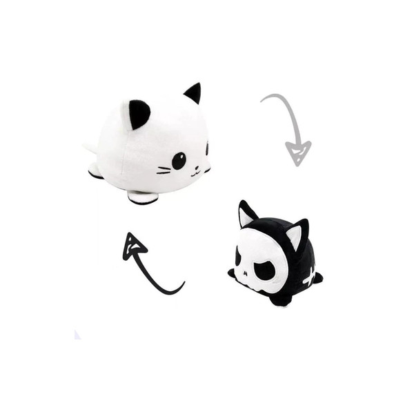 Super Cute Reversible Cartoon Cat Plushie