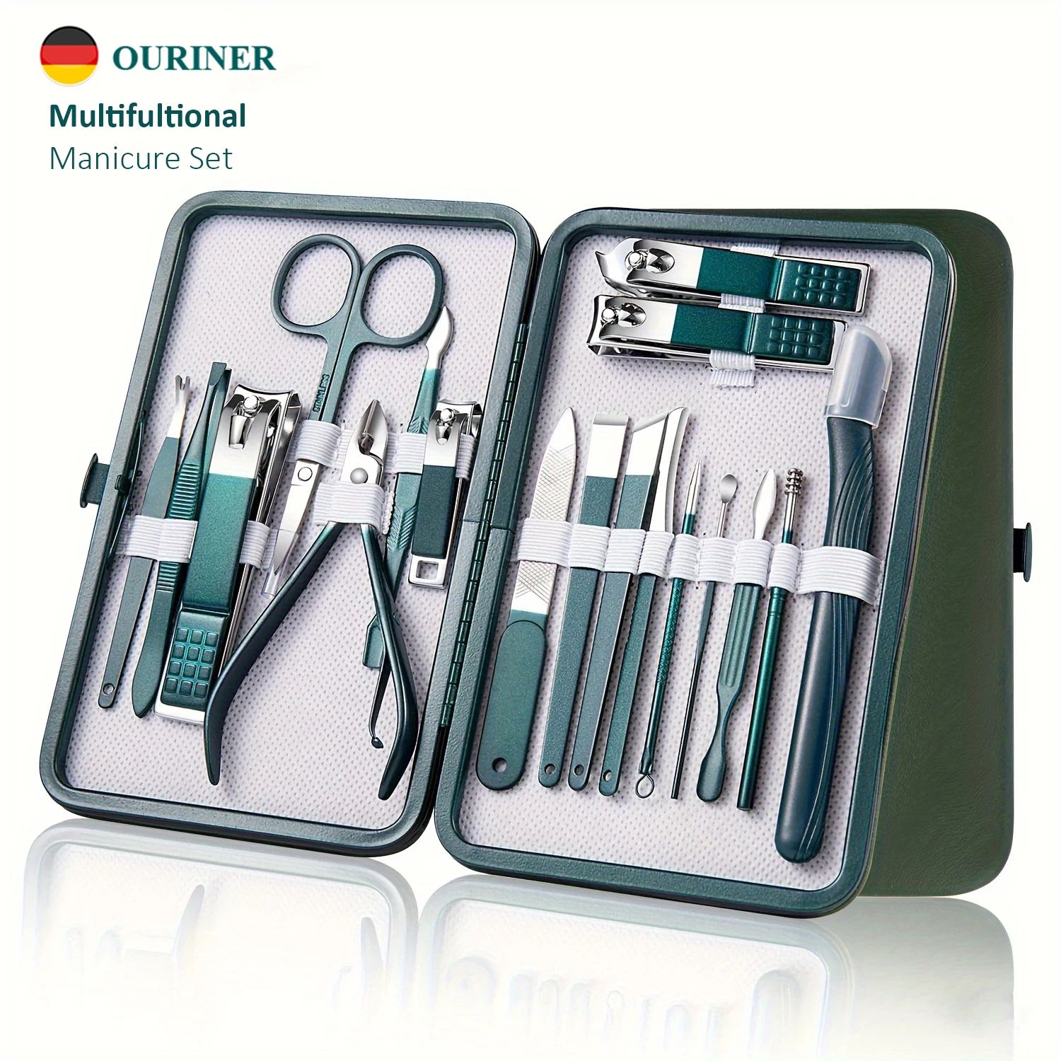 Professional Stainless Steel Manicure Pedicure Kit