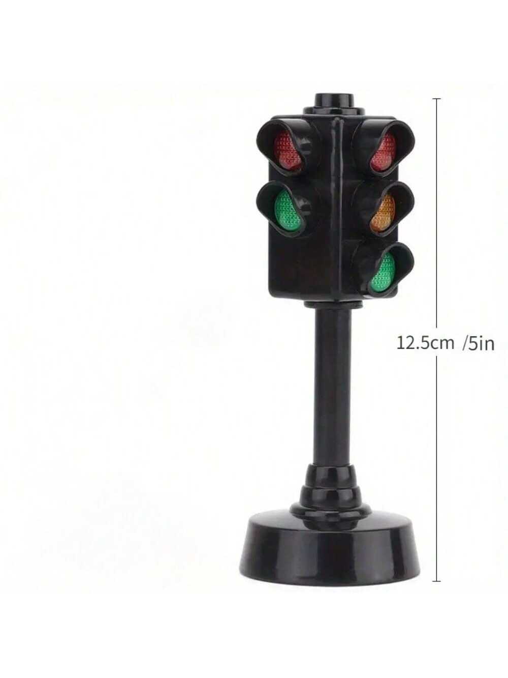 Mini Traffic Signs Road Light Block, Children's Safety Education Kids' Puzzle Traffic Light Toy, Kids' Gift
